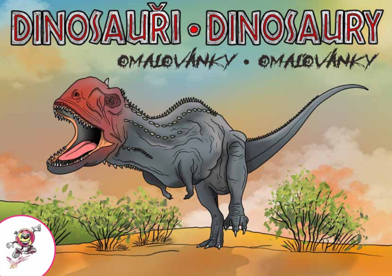 Omalovánky-Dinosauři LUX